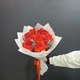 Букет с французскими розами и незабудками