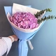 Букет из крупной гортензии с зеленью