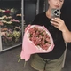 Букет из стойких розовых альстромерий