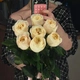 7 одноголовых пионовидных роз без упаковки